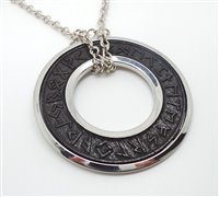 Pendente Rebecca Donna in Acciaio Pietre dure ECMLXX47 - ECMLXX47